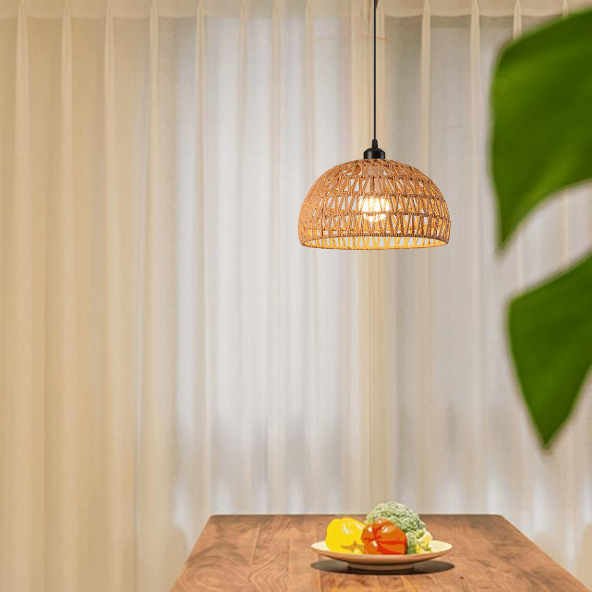 【Bohemian chandeliers】rattan chandeliers, suitable for corridors, bedrooms, and dining rooms