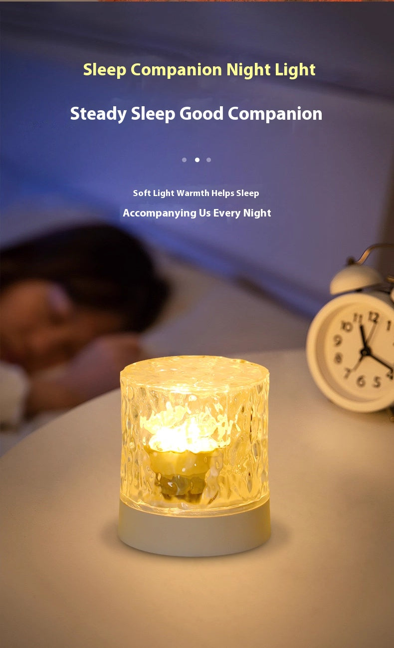 【Let Anxiety Drift Away with the Light Waves】LED water ripple ambient light