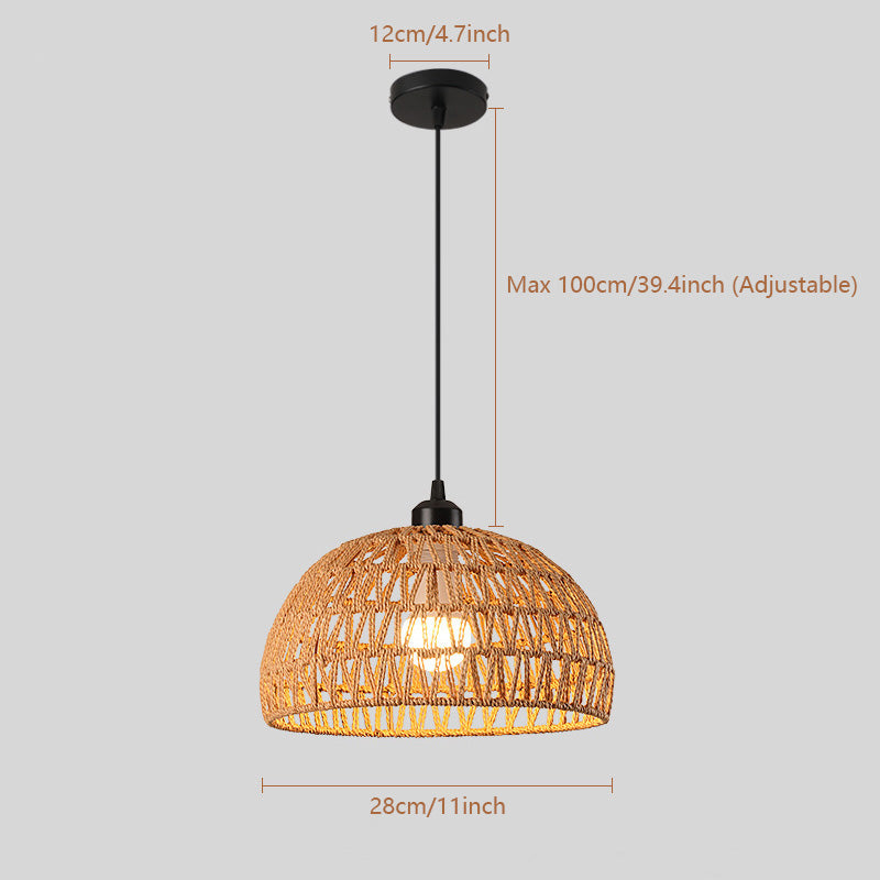 【Bohemian chandeliers】rattan chandeliers, suitable for corridors, bedrooms, and dining rooms