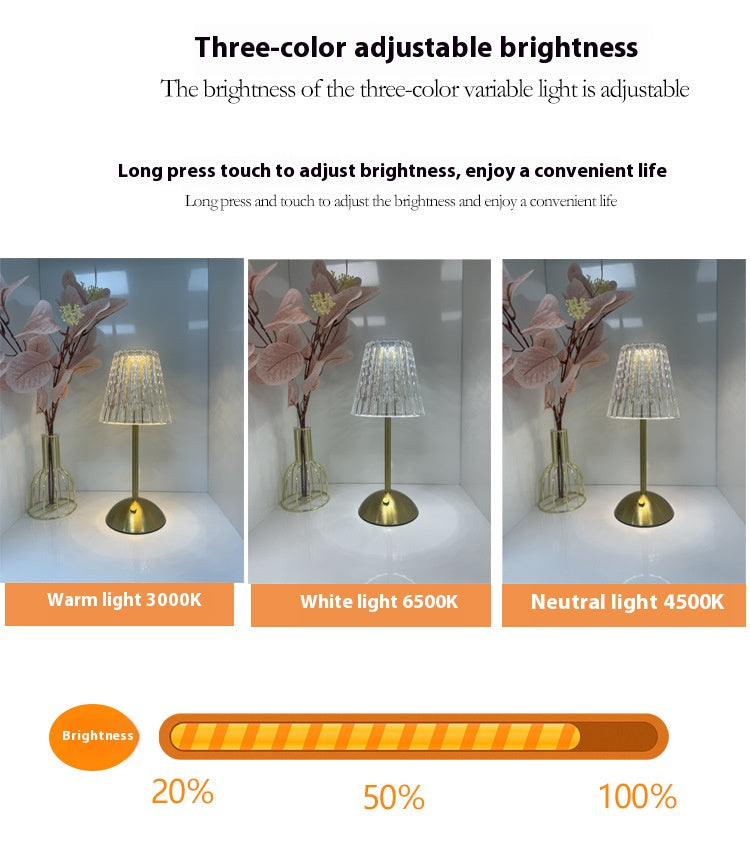 【Your Quietest Roommate Ever】LED Crystal Atmosphere Light