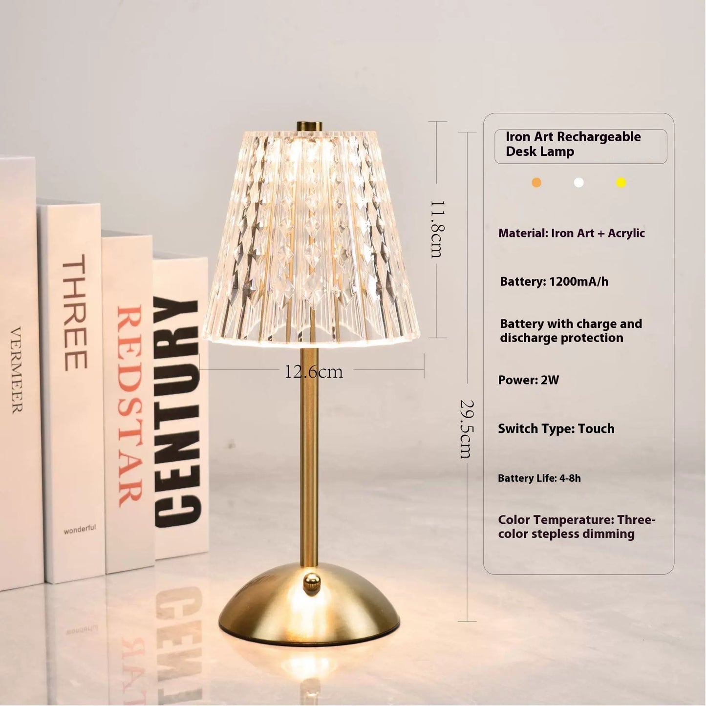 【Your Quietest Roommate Ever】LED Crystal Atmosphere Light