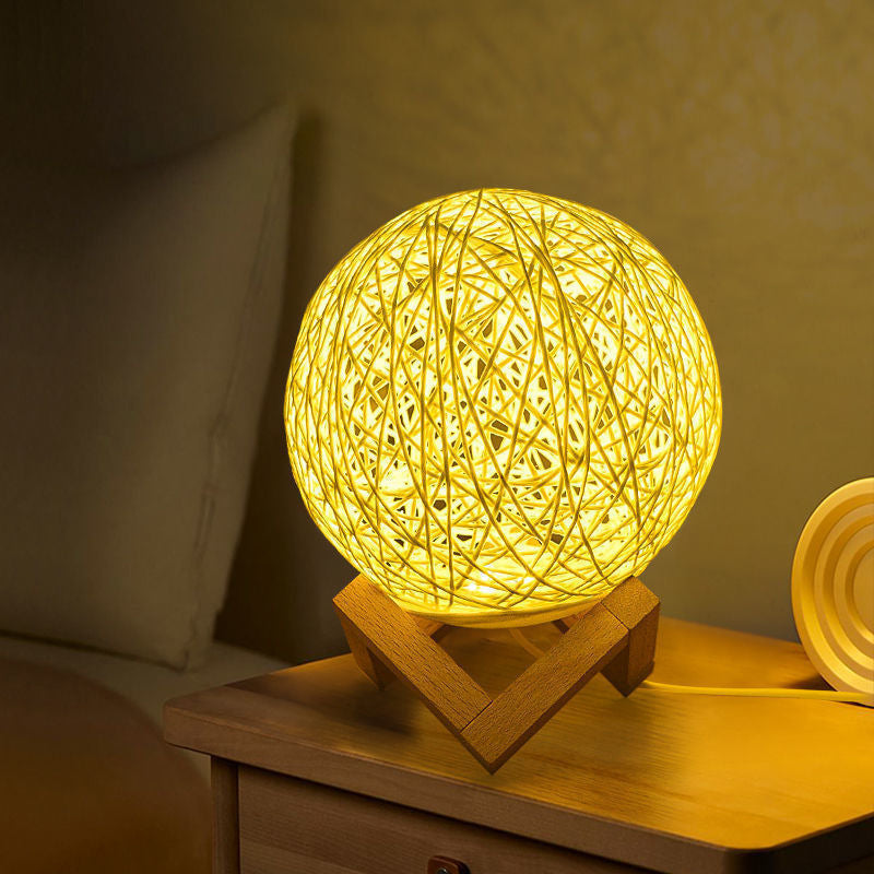 【The Light Hiding in Branches】LED rattan ball ambient light