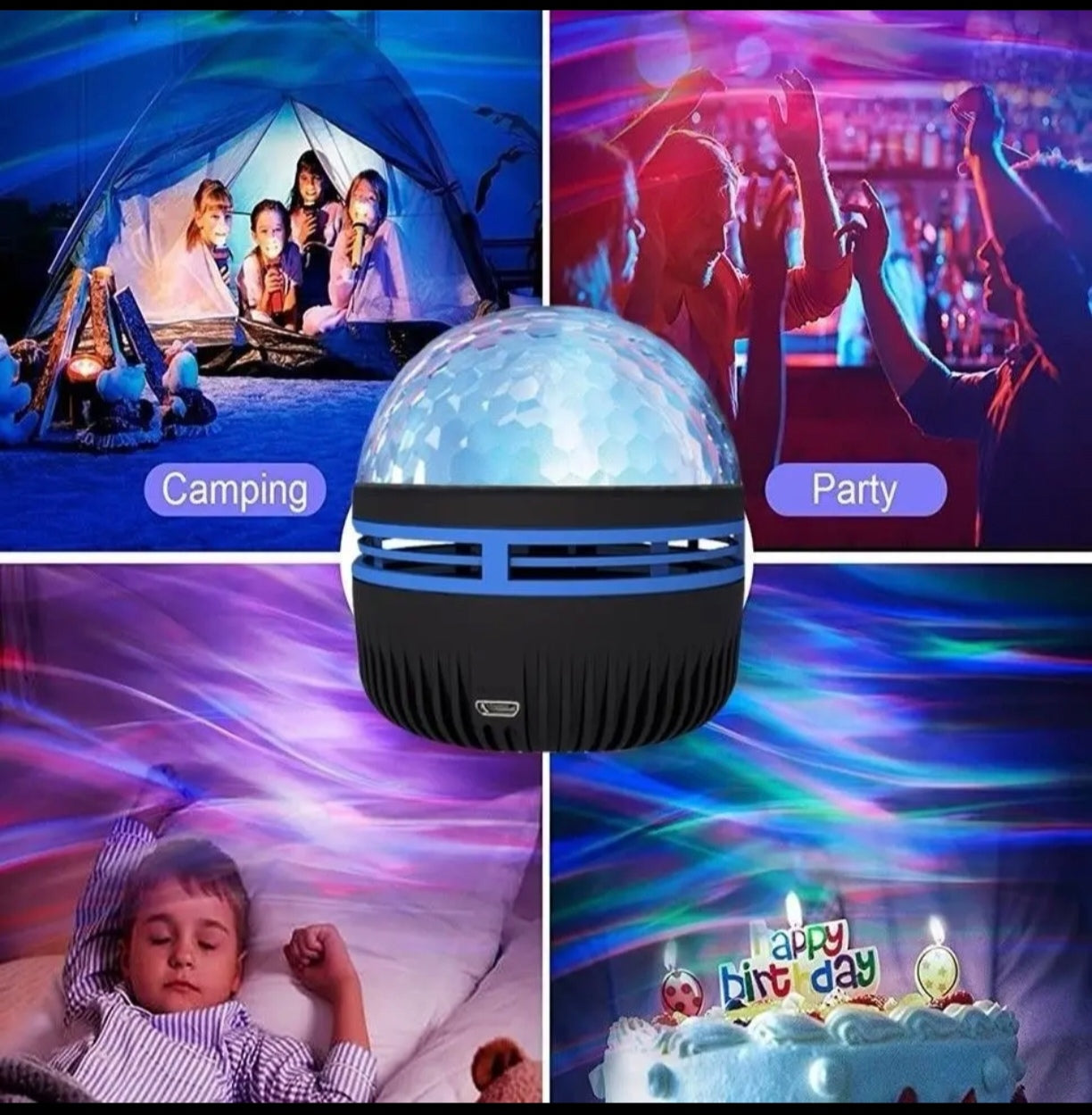【The Mermaid’s Nightlight】LED ambient night light