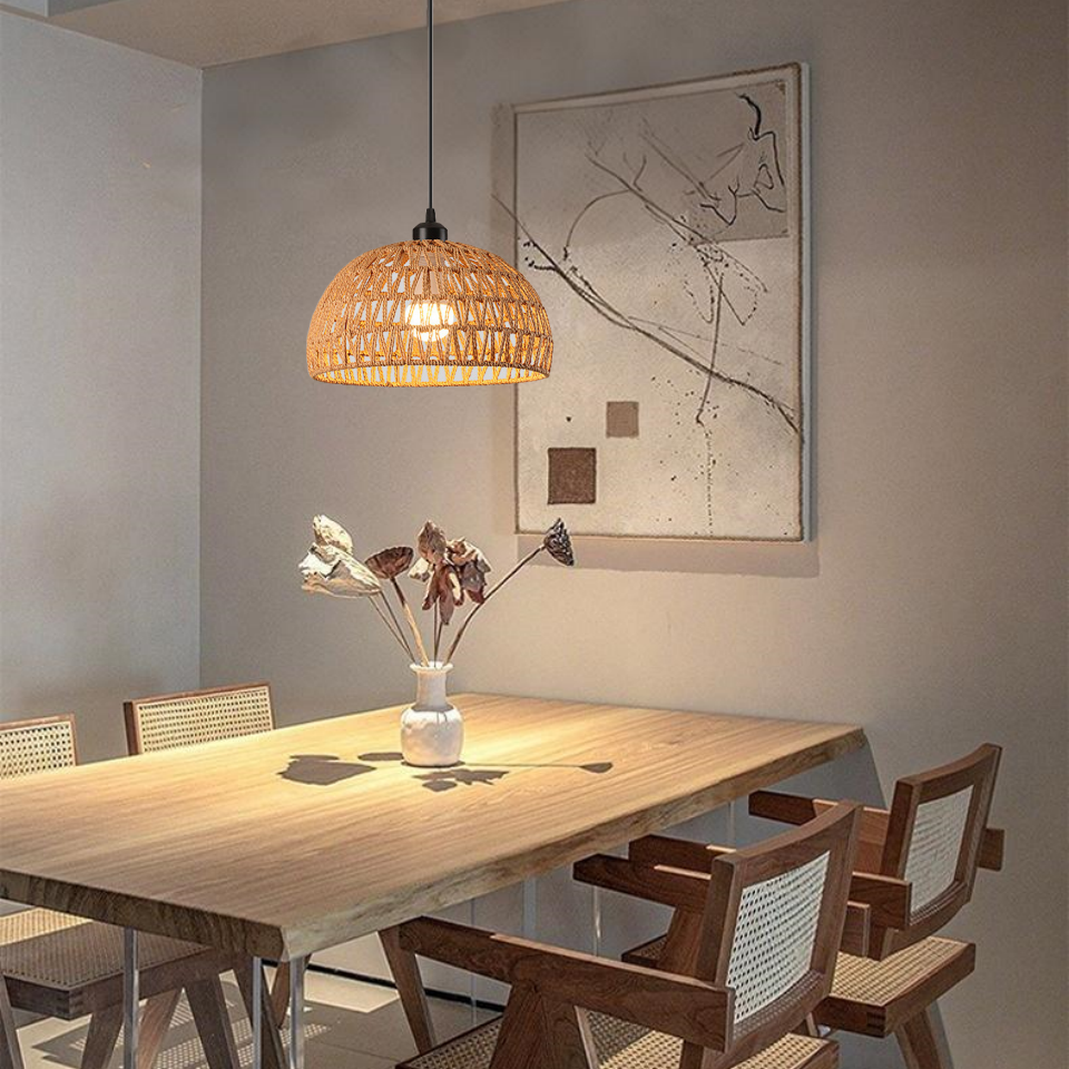 【Bohemian chandeliers】rattan chandeliers, suitable for corridors, bedrooms, and dining rooms