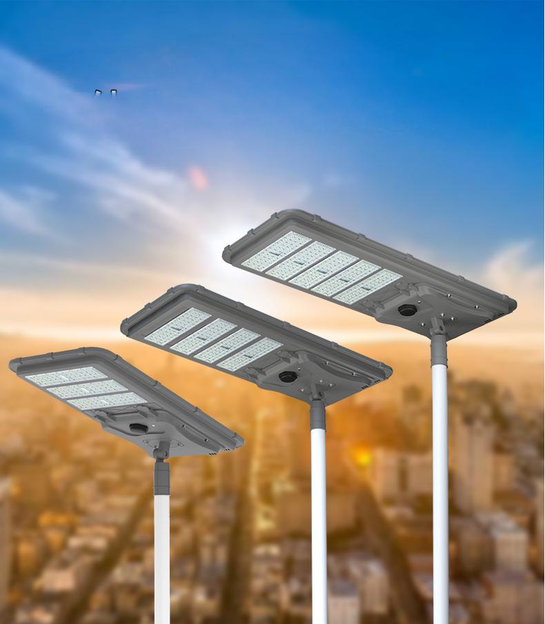 【Solar street light 】Outdoor waterproof/light control, time control, remote control, 20-24 hours of battery life