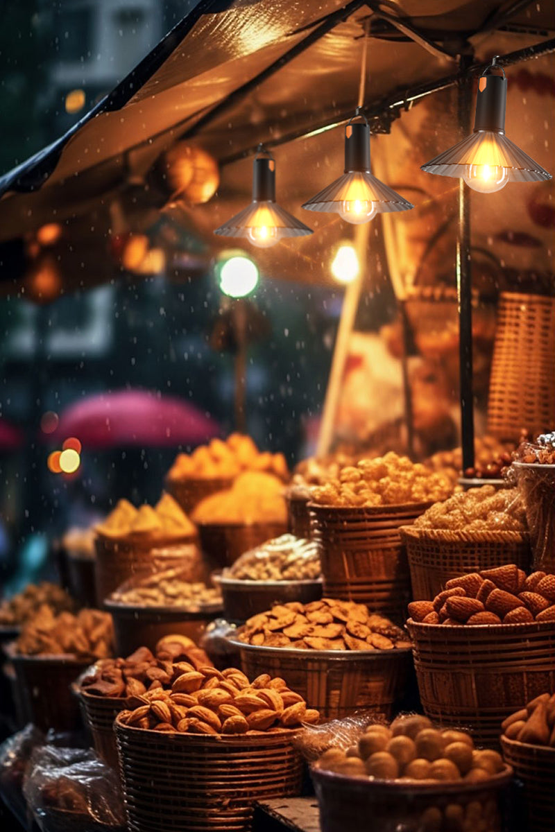 【Nomadic Hearth: Planting a Tiny Sun for the Wandering Tent】LED CAMPING LIGHT