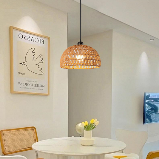 【Bohemian chandeliers】rattan chandeliers, suitable for corridors, bedrooms, and dining rooms