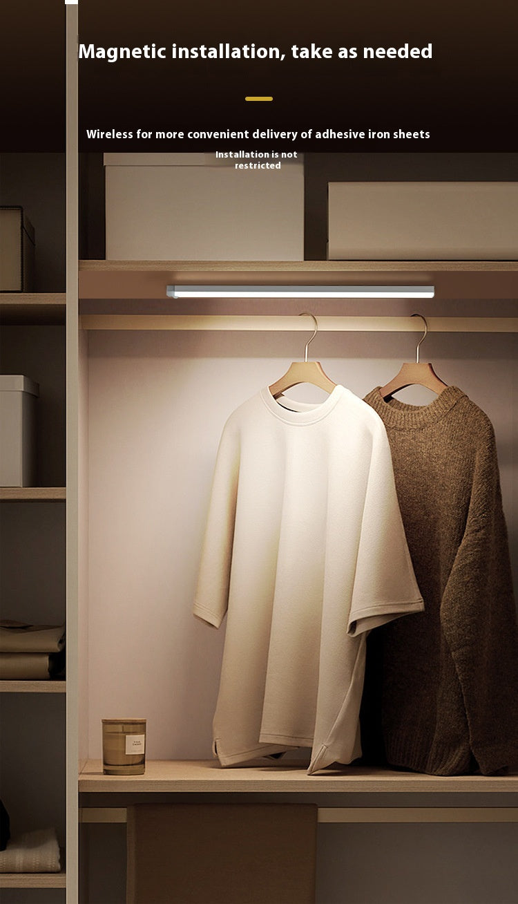 [USB charging motion sensor closet light] indoor counter magnetic light