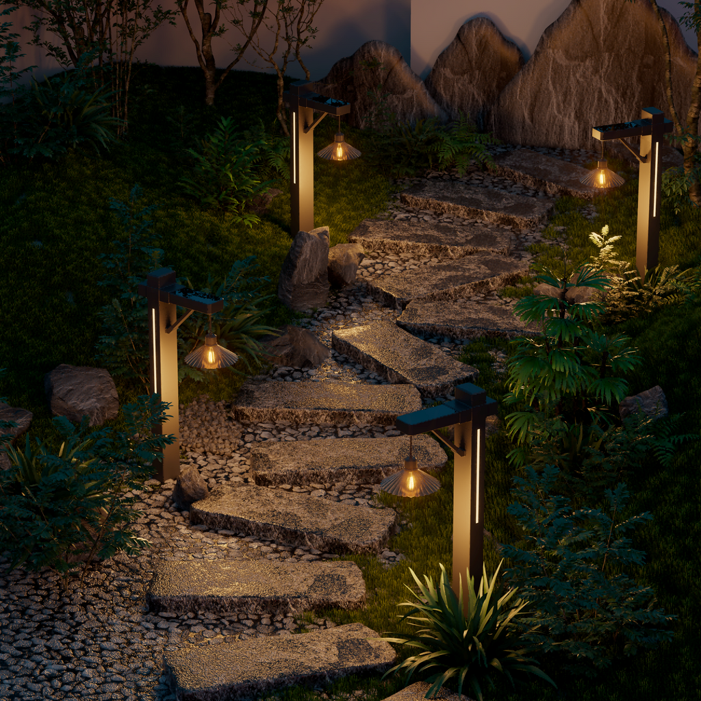 【Night Gardener: Guardian of Your Home】LED courtyard light
