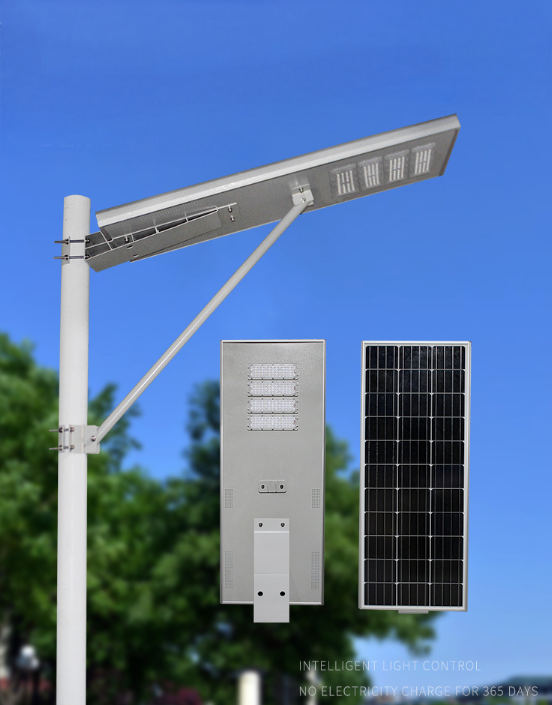 【 Solar street lamp 】 Outdoor waterproof/light control, time control,>24-hour battery life