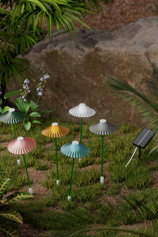 【Mushroom Dwarfs: Solar Glow Squad】LED solar courtyard light