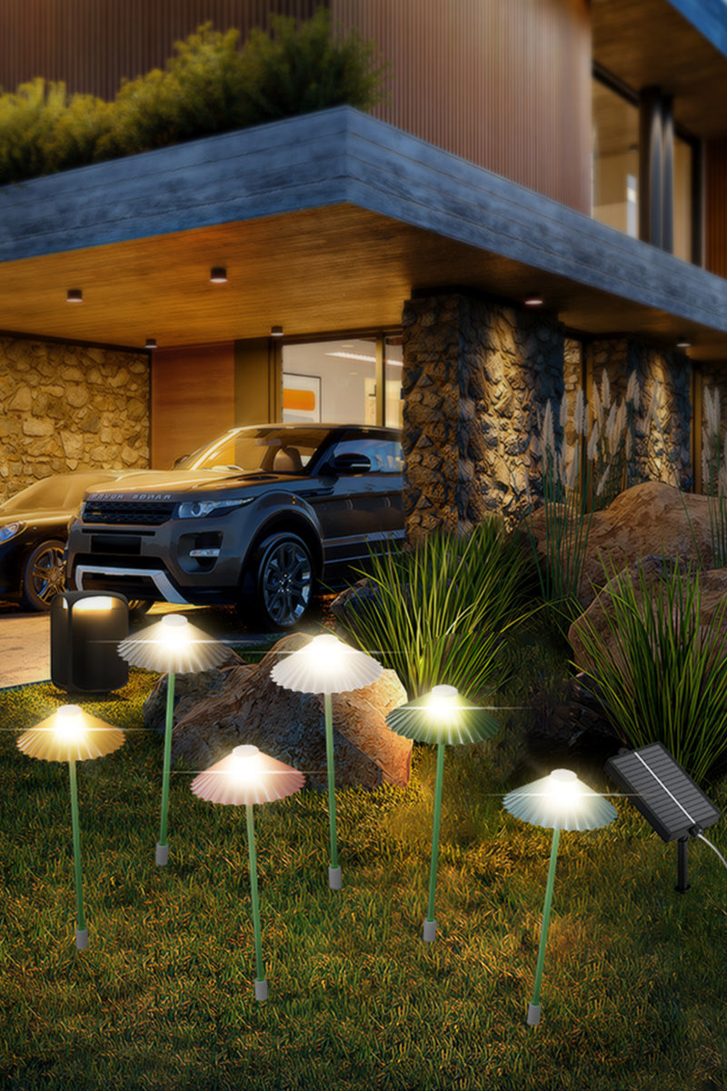 【Mushroom Dwarfs: Solar Glow Squad】LED solar courtyard light