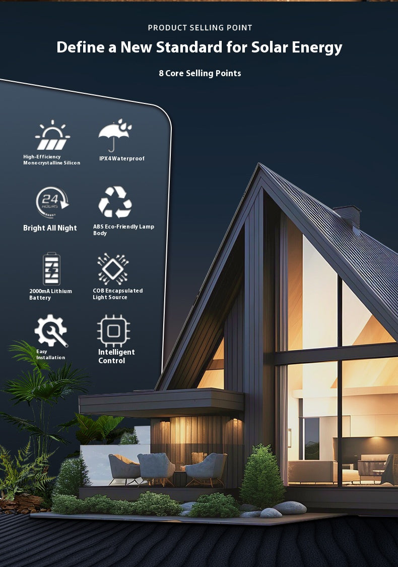 【 Guardian of Your Hero at Night 】 LED Solar Courtyard Light