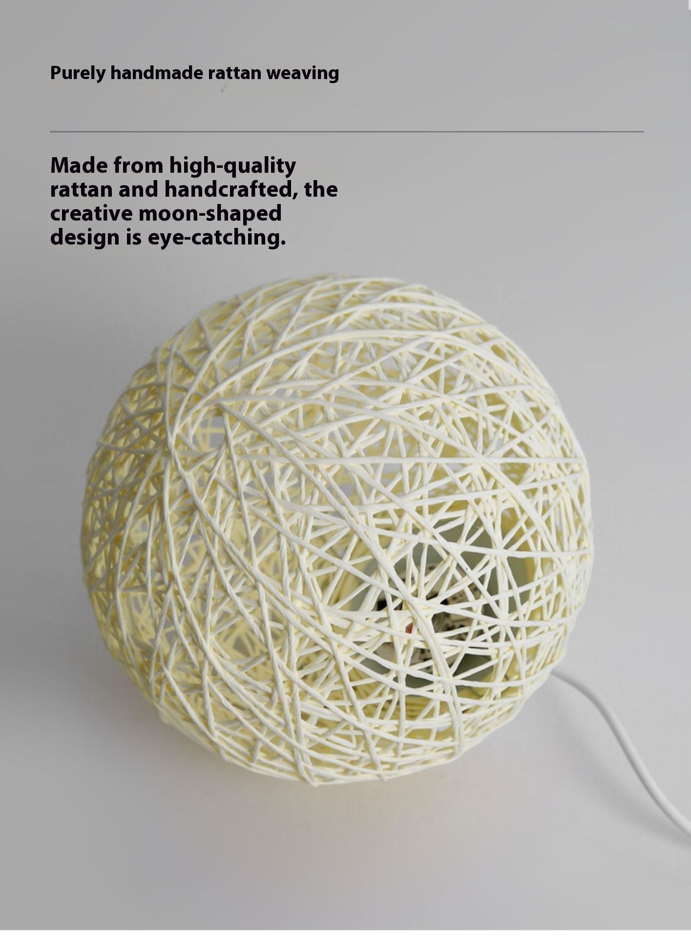 【The Light Hiding in Branches】LED rattan ball ambient light