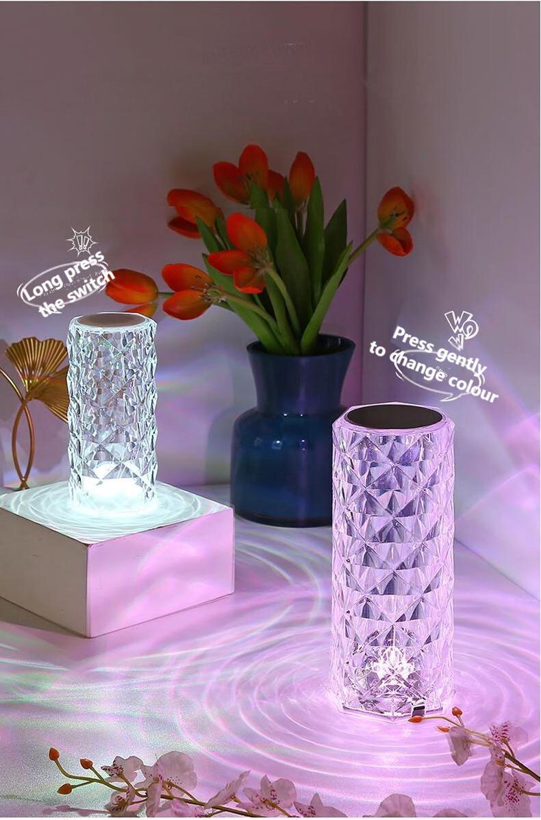 【Not just a lamp — a dancer in crystal】LED crystal, music atmosphere light