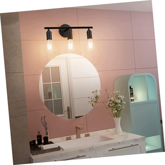 【3Lamp for bathroom】 black modern dresser lamp, bathroom wall lamp