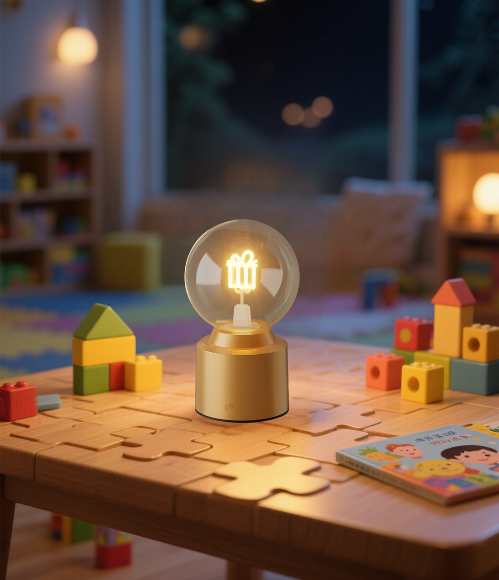 【Best choice for children's gifts】 Creative atmosphere small table lamp