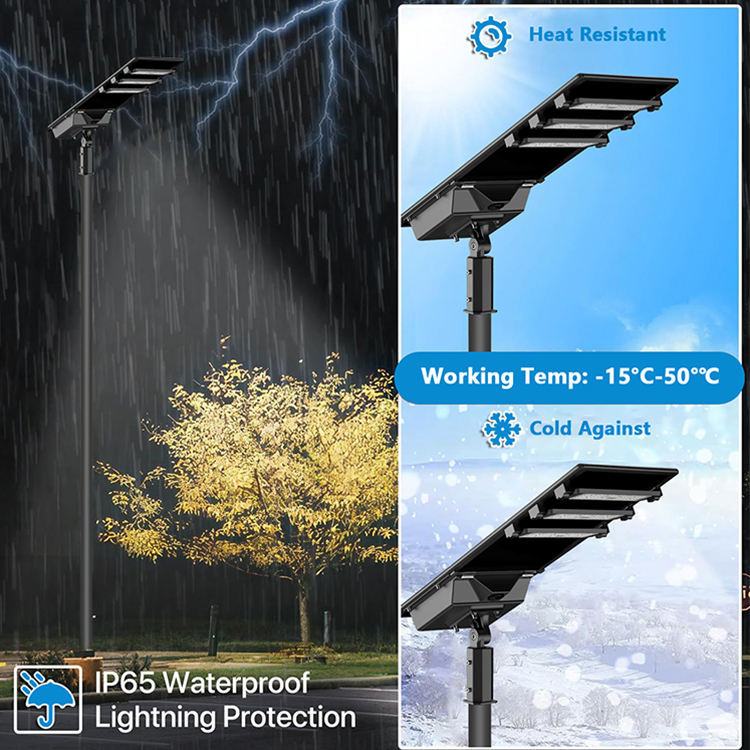 【Solar street light,】30-50W, light control/time control/induction