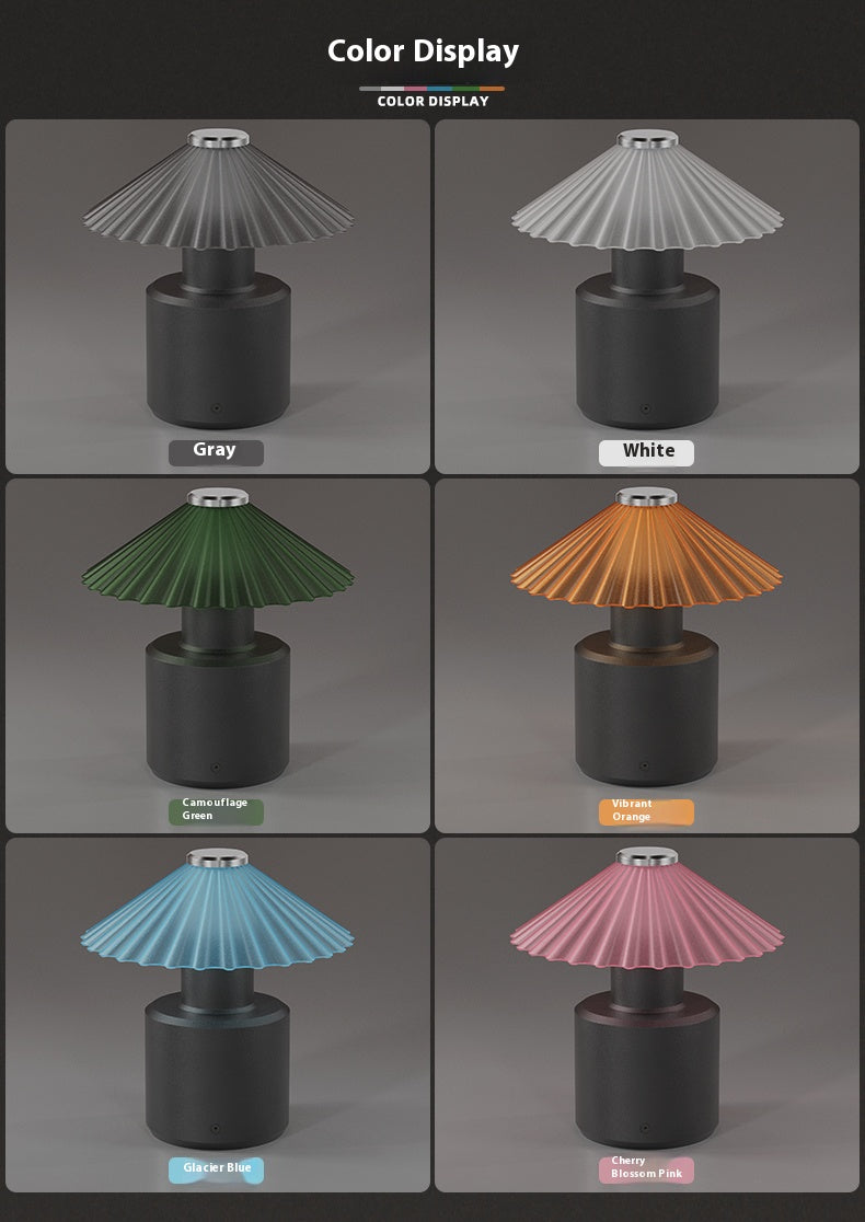 【Bedside Companion: Easing You into Peaceful Sleep】LED ambient desk lamp