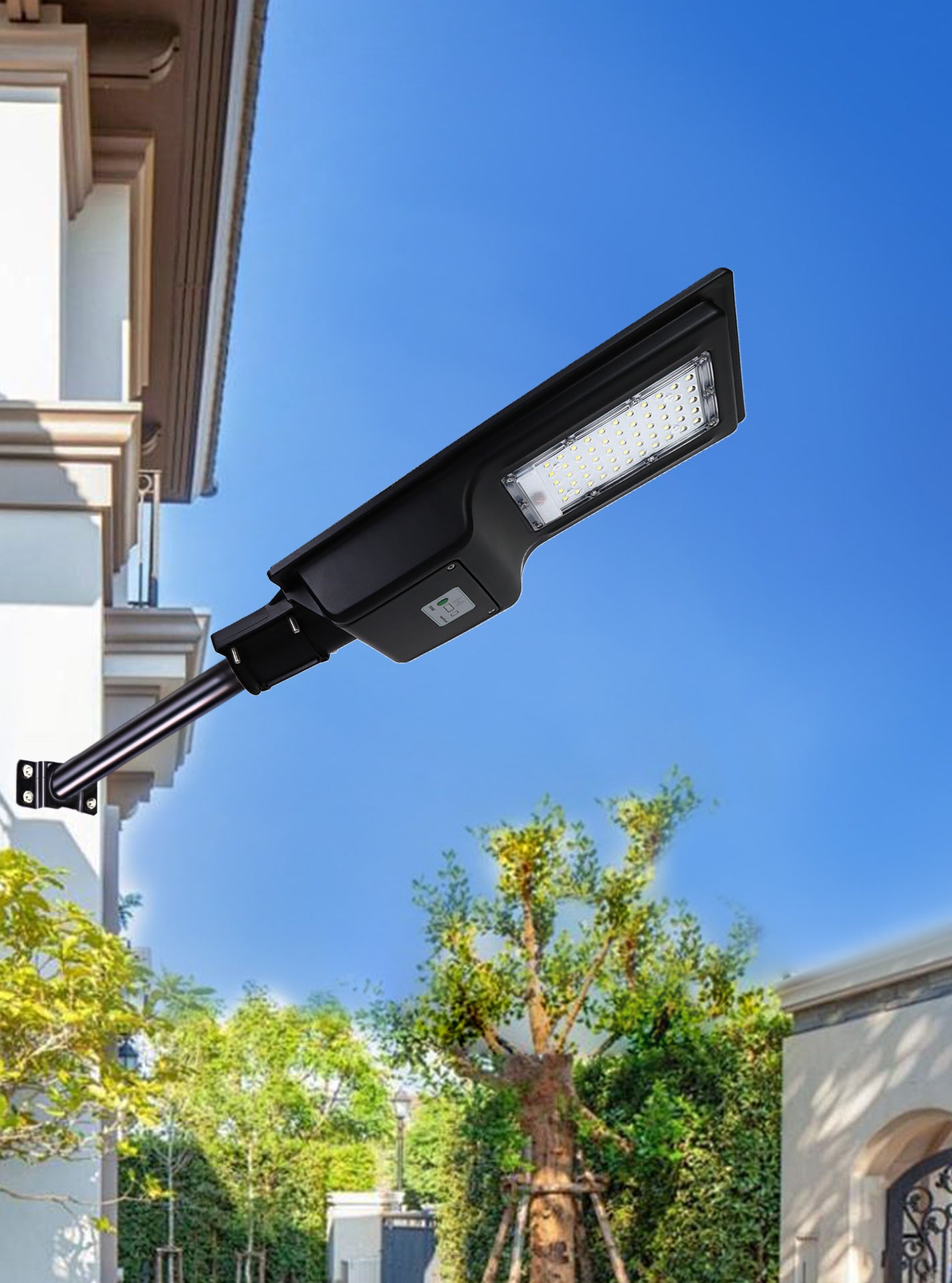 【Solar street light 】Outdoor waterproof, automatic sensing switch during day and night, used for outdoor gardens, courtyards, parking lots
