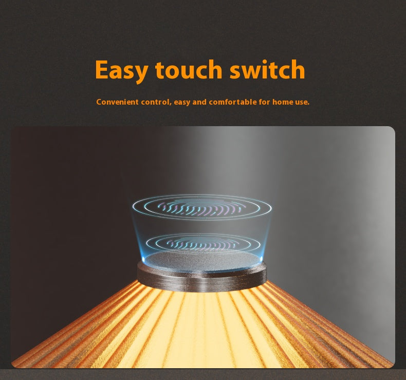 【Bedside Companion: Easing You into Peaceful Sleep】LED ambient desk lamp