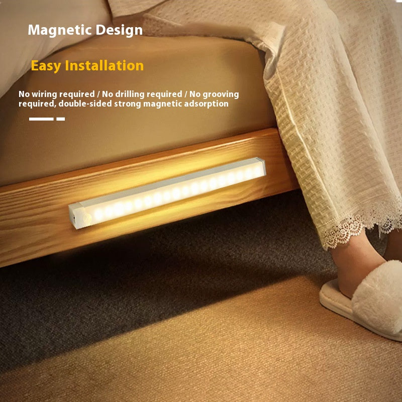 [USB charging motion sensor closet light] indoor counter magnetic light