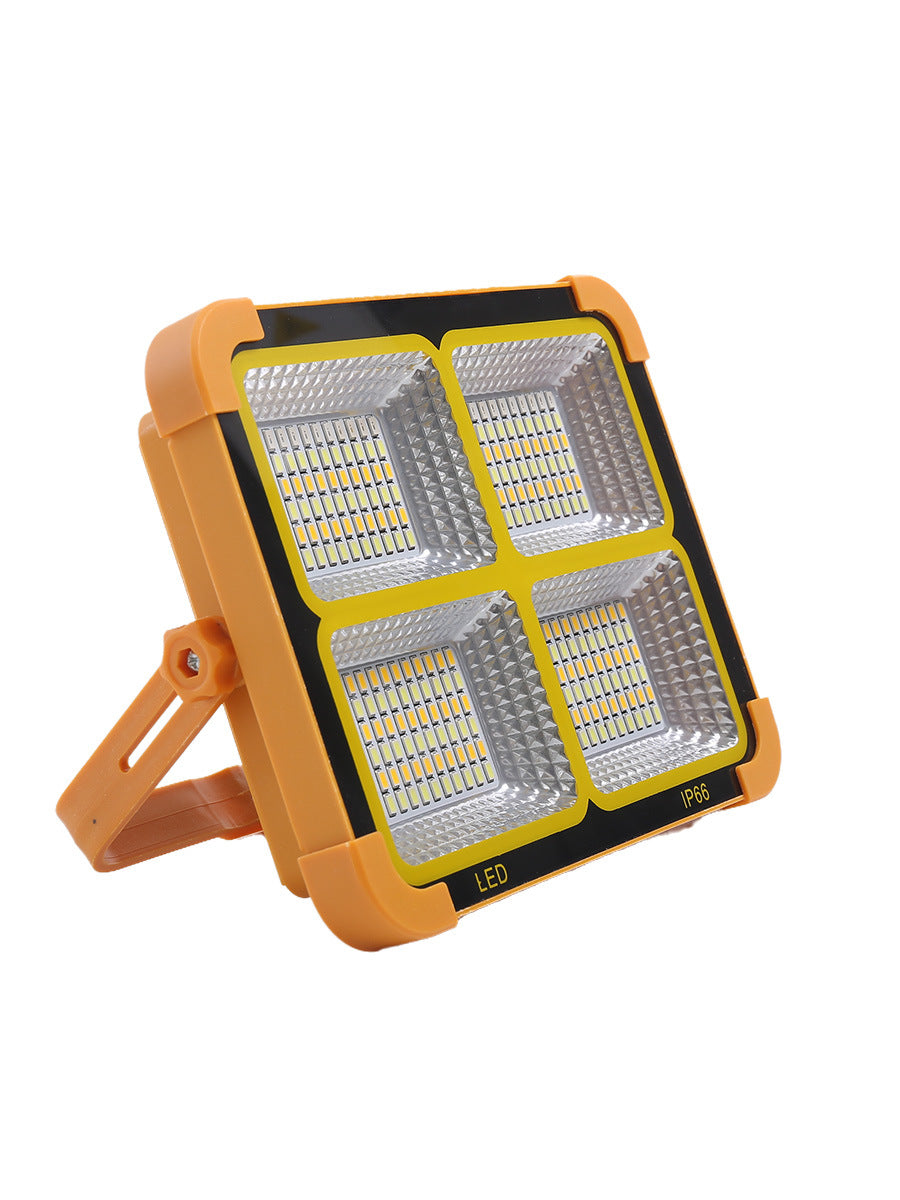【Portable LED work solar light with infinite brightness】 rechargeable battery floor lamp, emergency work light