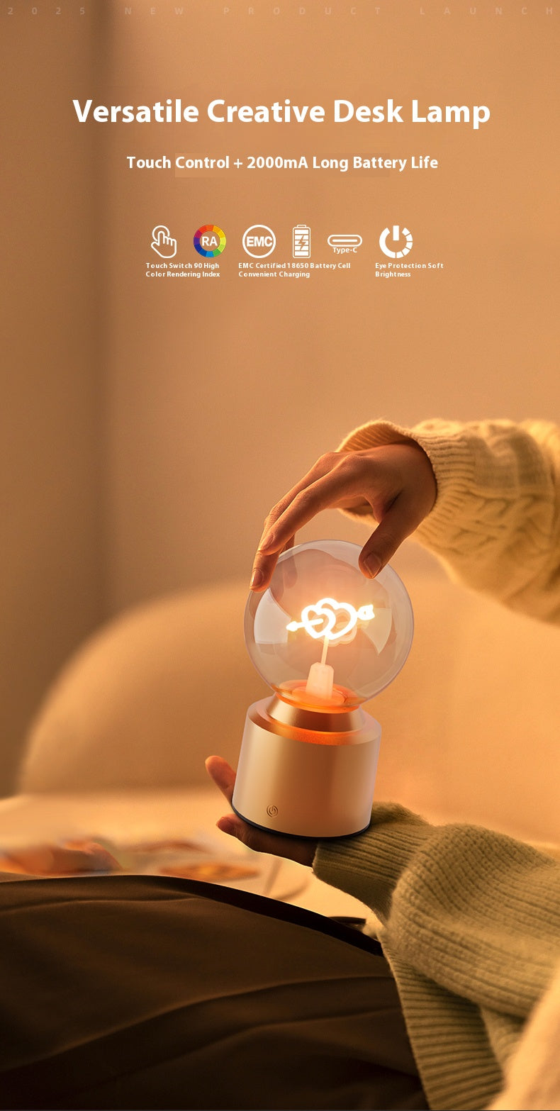 【Best choice for children's gifts】 Creative atmosphere small table lamp